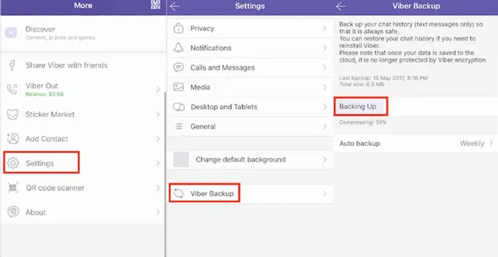Hướng Dẫn Chuyển Dữ Liệu Viber Từ Android Sang Iphone Chi Tiết Nhất