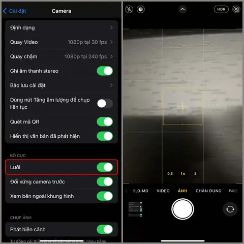 Cách Bật Lưới Camera Iphone: Hướng Dẫn Chi Tiết Giúp Bạn Chụp Ảnh Chuyên Nghiệp Hơn Cách Bật Lưới Camera Iphone: Hướng Dẫn Chi Tiết Giúp Bạn Chụp Ảnh Chuyên Nghiệp Hơn