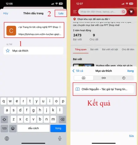 Cách Thêm Và Quản Lý Dấu Trang Trên Iphone Qua Safari Và Chrome
