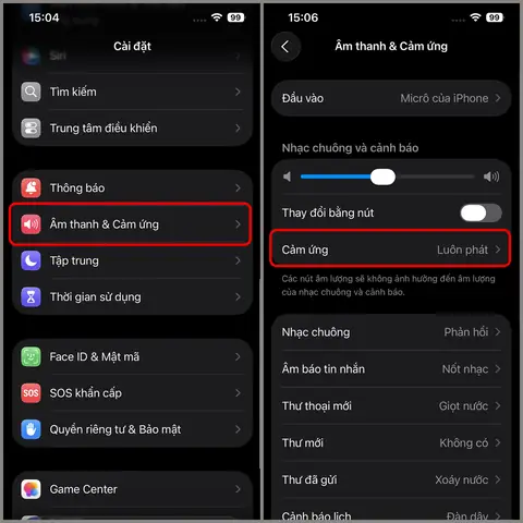 Hướng Dẫn Cách Cài Đặt, Thay Đổi Chế Độ Rung Trên Iphone Chi Tiết Nhất