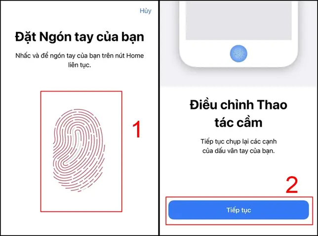 Hướng Dẫn Chi Tiết Cách Cài Đặt Vân Tay (touch ID) Cho Iphone