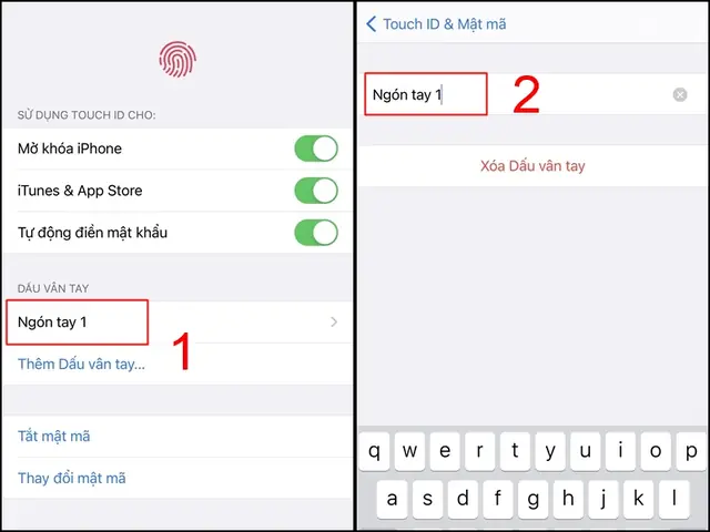 Hướng Dẫn Chi Tiết Cách Cài Đặt Vân Tay (touch ID) Cho Iphone