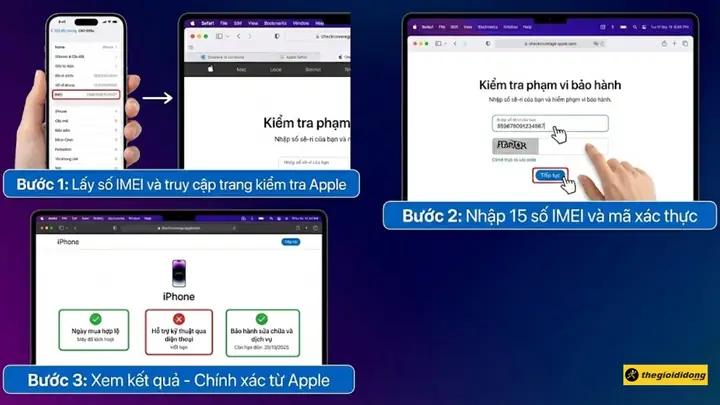 Hướng Dẫn Chi Tiết Cách Check IMEI Iphone Trên Web Apple Chính Xác