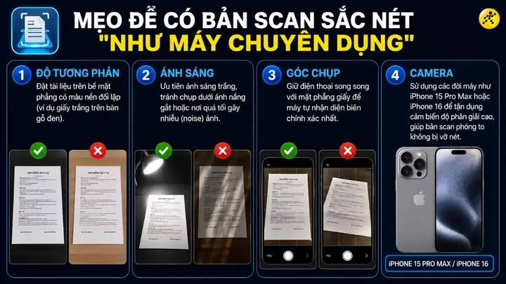 Hướng Dẫn Chi Tiết Cách Scan Tài Liệu Và Hình Ảnh Bằng Iphone