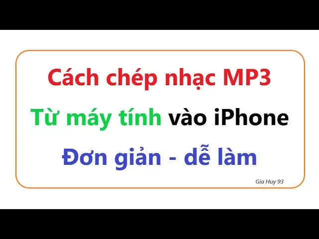 Hướng Dẫn Chép Nhạc Vào Iphone: Các Cách Đơn Giản, Nhanh Chóng Từ Máy Tính