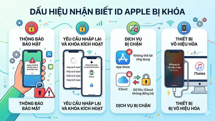 Iphone Bị Khóa ID Apple: Nguyên Nhân, Dấu Hiệu Và Cách Mở Khóa An Toàn