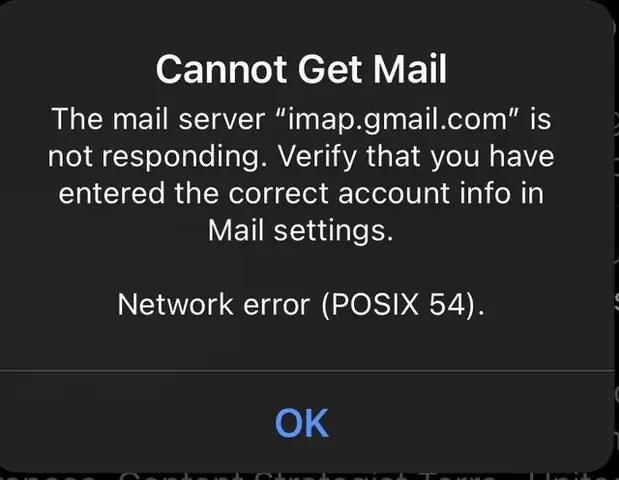 Khắc Phục Lỗi IMAP Gmail.com Không Phản Hồi Trên Iphone: Hướng Dẫn Chi Tiết Khắc Phục Lỗi IMAP Gmail.com Không Phản Hồi Trên Iphone: Hướng Dẫn Chi Tiết