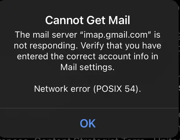 Khắc Phục Lỗi IMAP Gmail.com Không Phản Hồi Trên Iphone: Hướng Dẫn Chi Tiết Khắc Phục Lỗi IMAP Gmail.com Không Phản Hồi Trên Iphone: Hướng Dẫn Chi Tiết